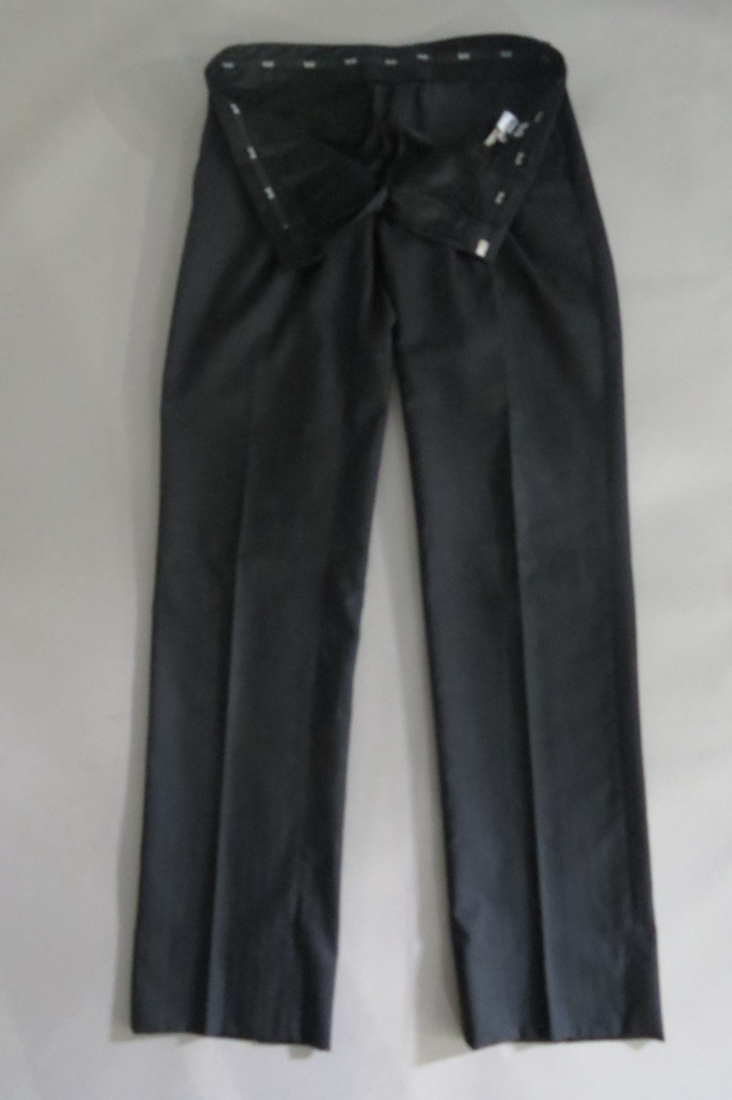 Dolce Gabbana Made in Italy Model-Regular Double Tonal black slim cut suit 40 R