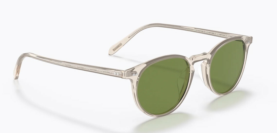 Oliver Peoples 0OV5004SU RILEY SUN 109452 Buff Polarized Round Unisex Sunglasses