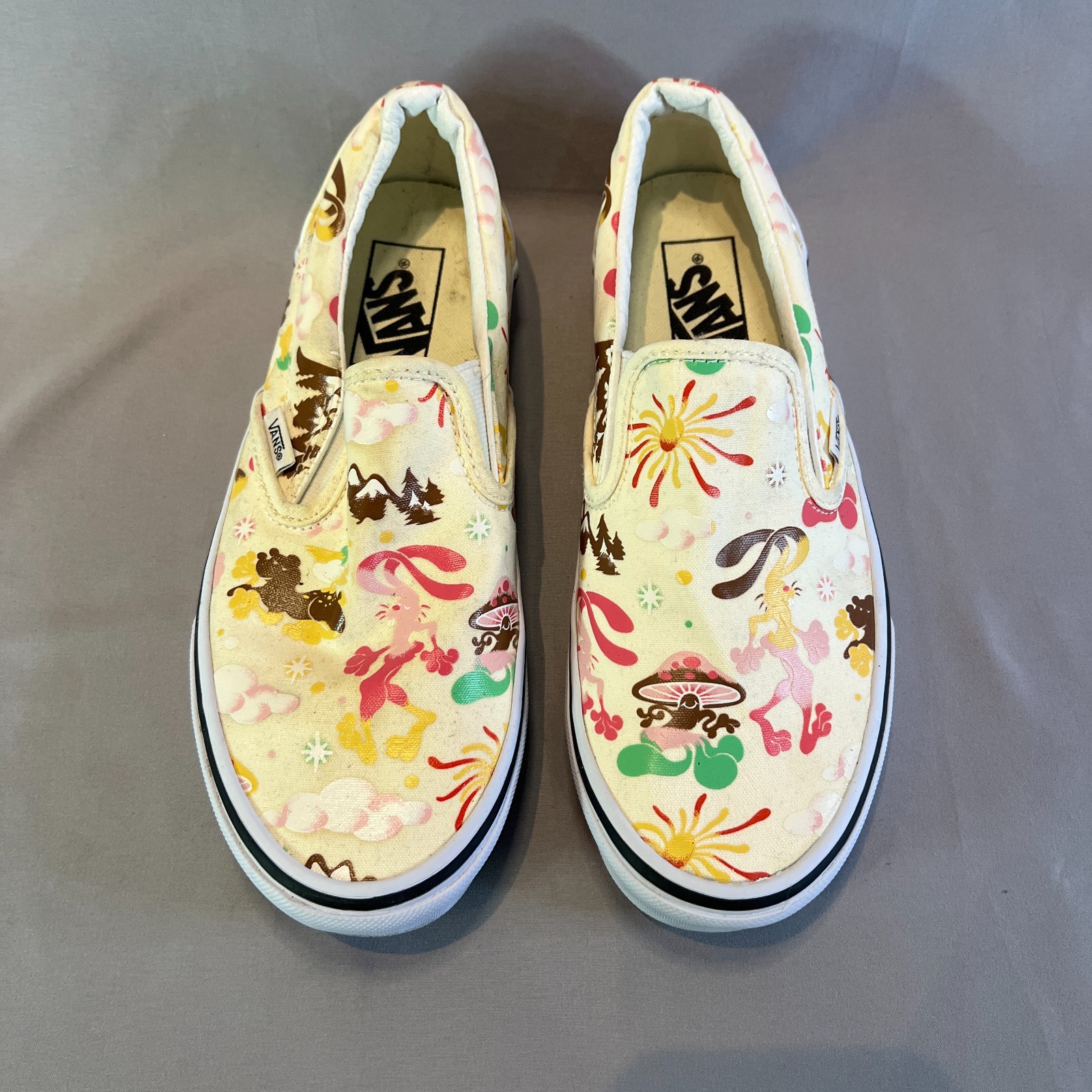Vans Classic Slip-On 507698 Sneakers Unisex M6/W7.5 Get Multicolor Skate Shoes