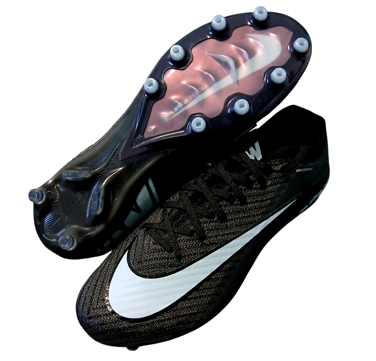 Nike Zoom Vapor 16 Elite AG-Pro Black/Ice Blue FQ8693-001 Men’s Size 6.5,Women 8