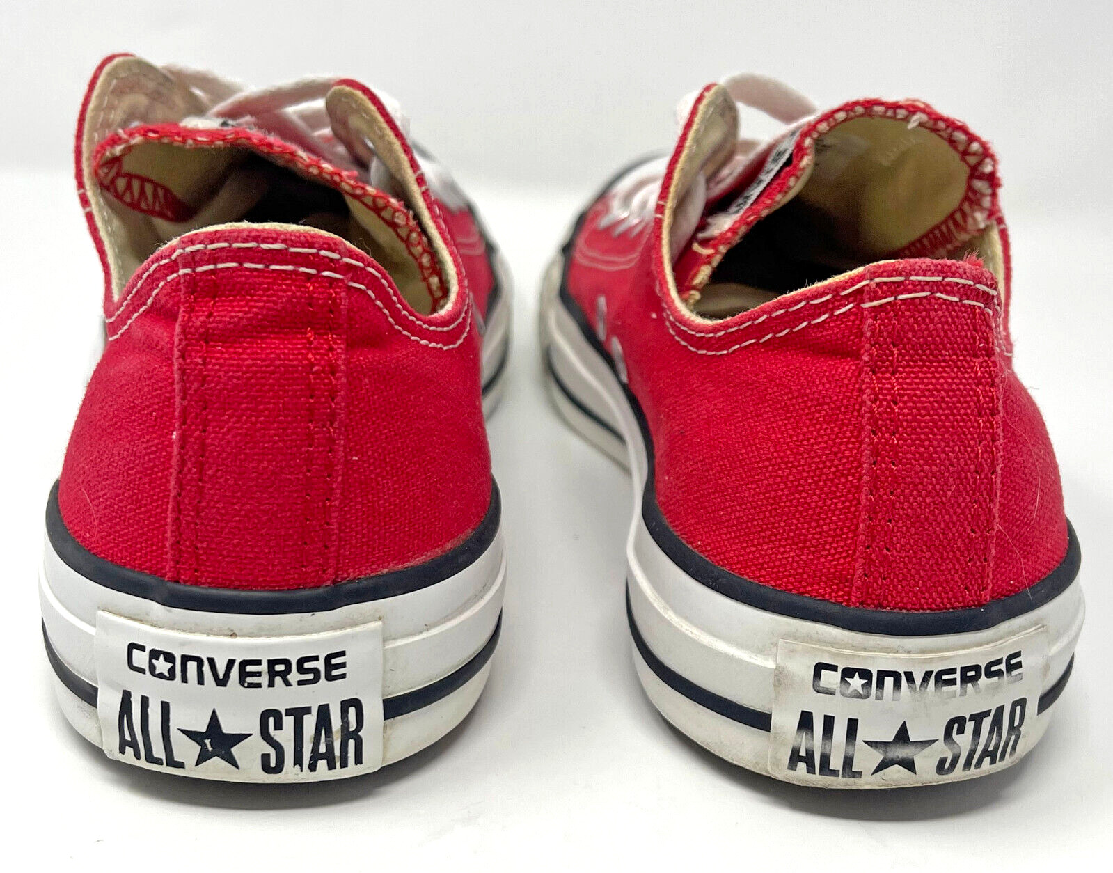 Converse Chuck Taylor Red M9696 Low Top Ox Men 5 Women 7 All Star 2013 Used