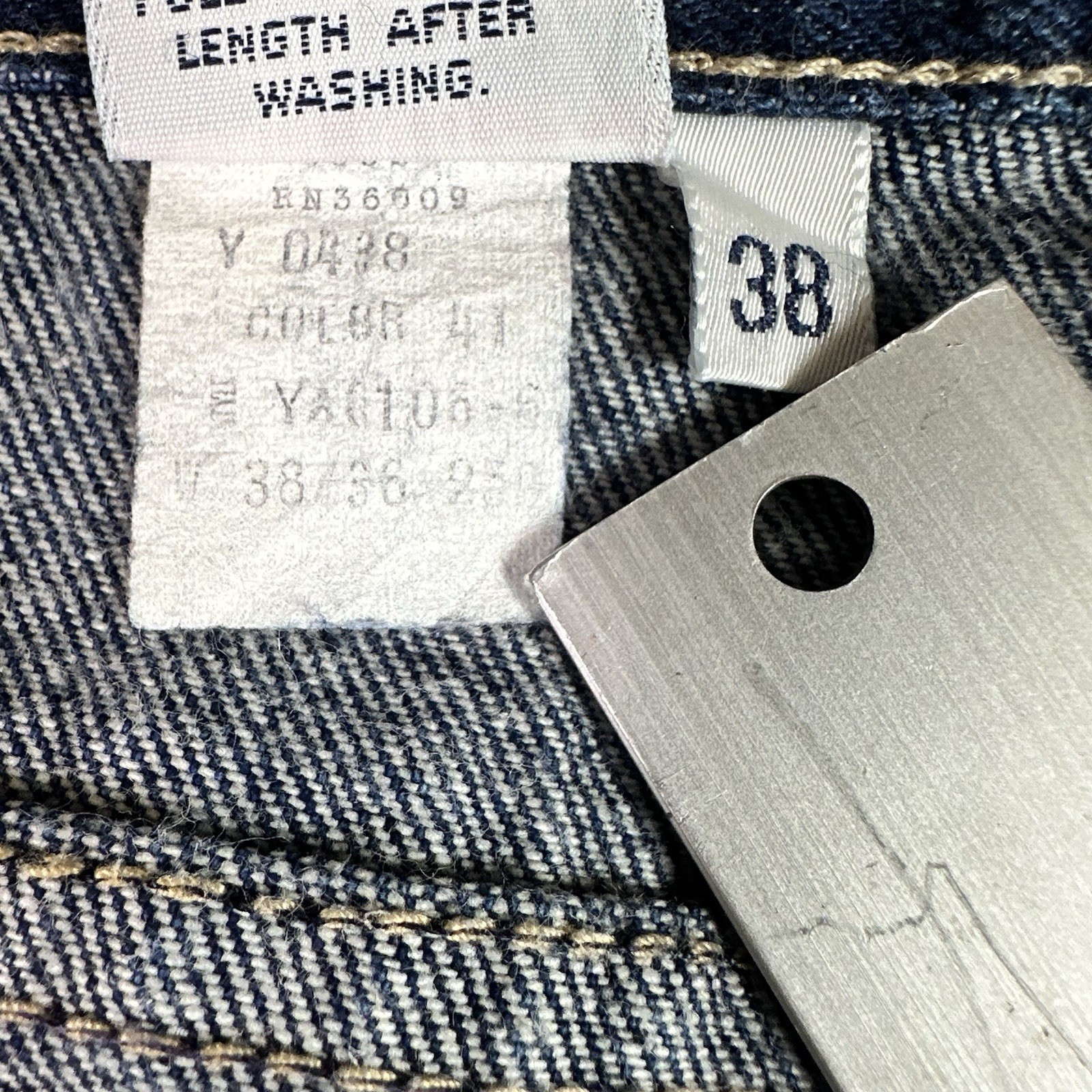 VTG Calvin Klein Jeans W38 (36×33.5) Made in USA Straight Denim MiUSA mitusa 383