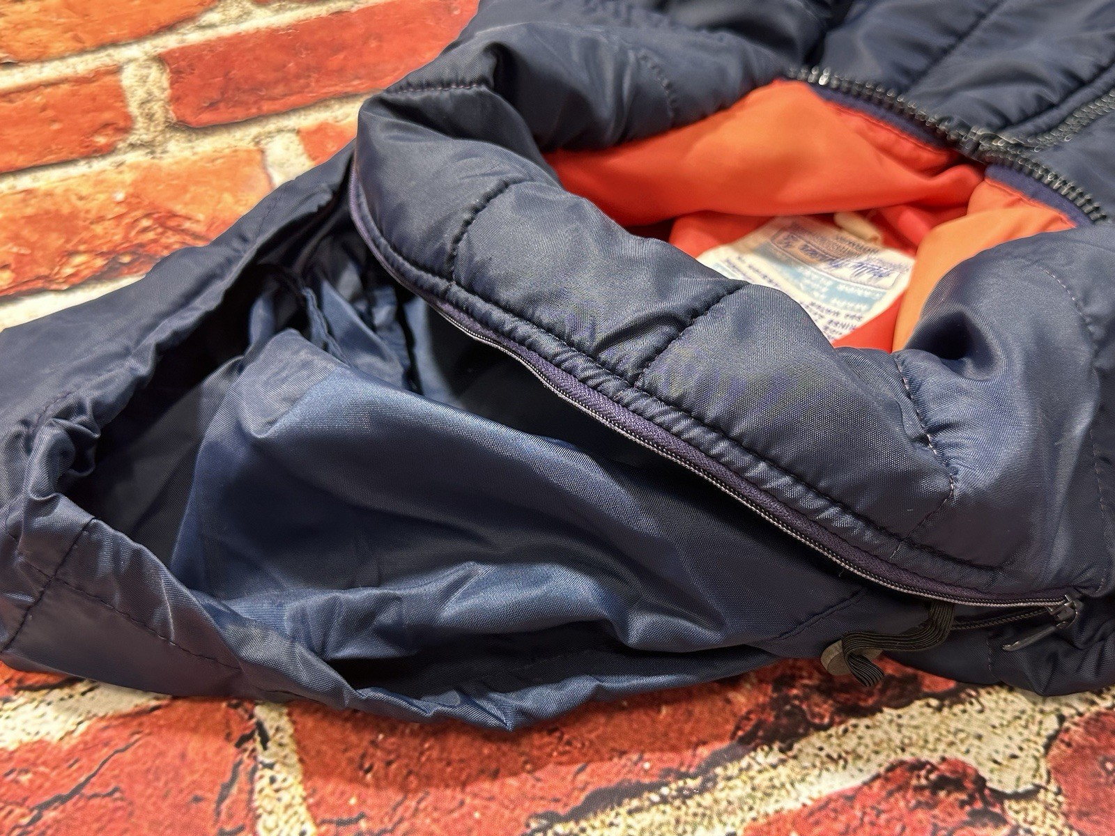 HELLY HANSEN SAILING JACKET SIZE LARGE 1960s 1970s SEAFARER NAVY VINTAGE COAT