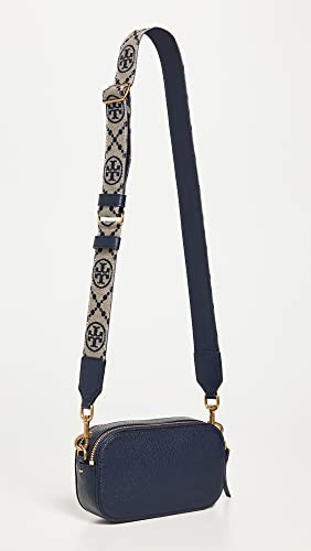 Tory Burch Women’s Mini Miller Crossbody Bag, Tory Navy, Blue, One Size
