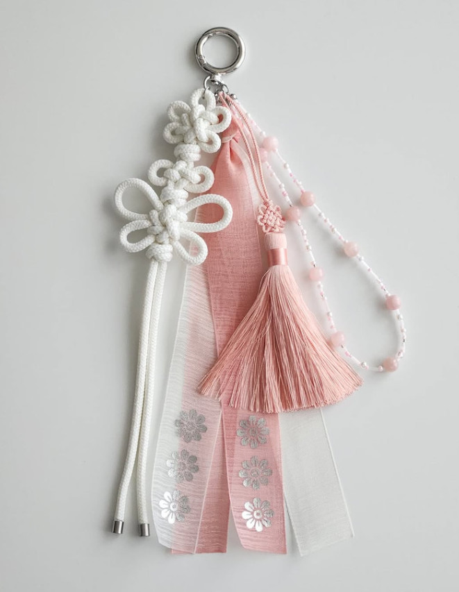 Korea Hanbok Accessory Traditional Knot Tassel Korean Norigae Keyring Ddanggi