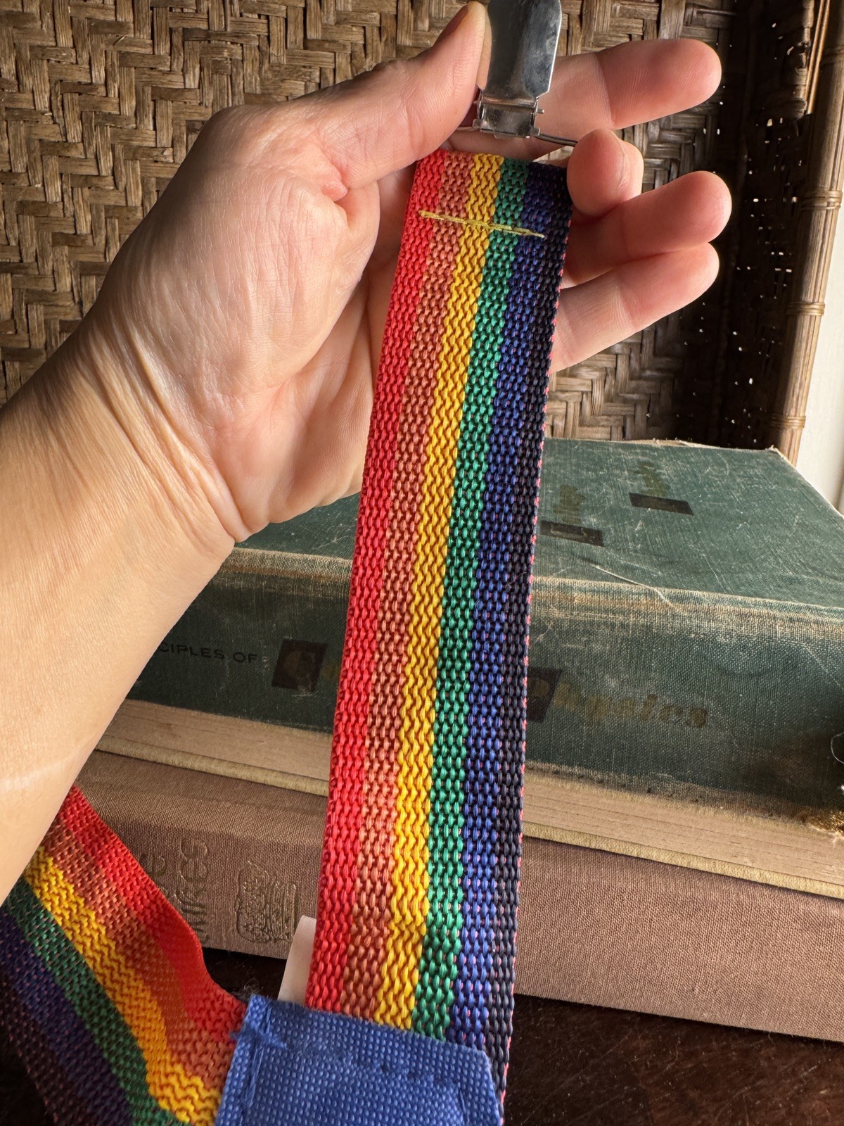 Kids Rainbow Suspenders Adjustable Clip On Elastic X Back Striped 2013