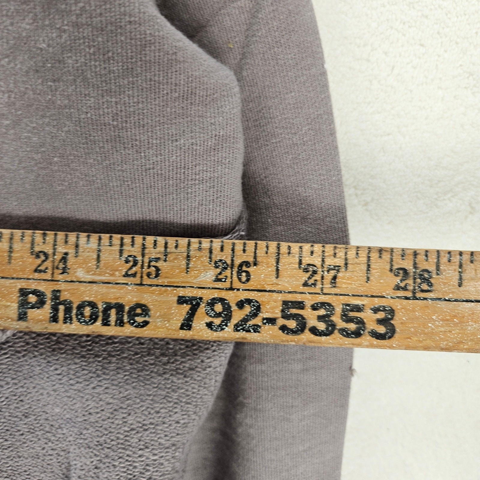 MNML MEN’S MEDIUM PURPLE WASHED PANELED PULLOVER HOODIE NWT