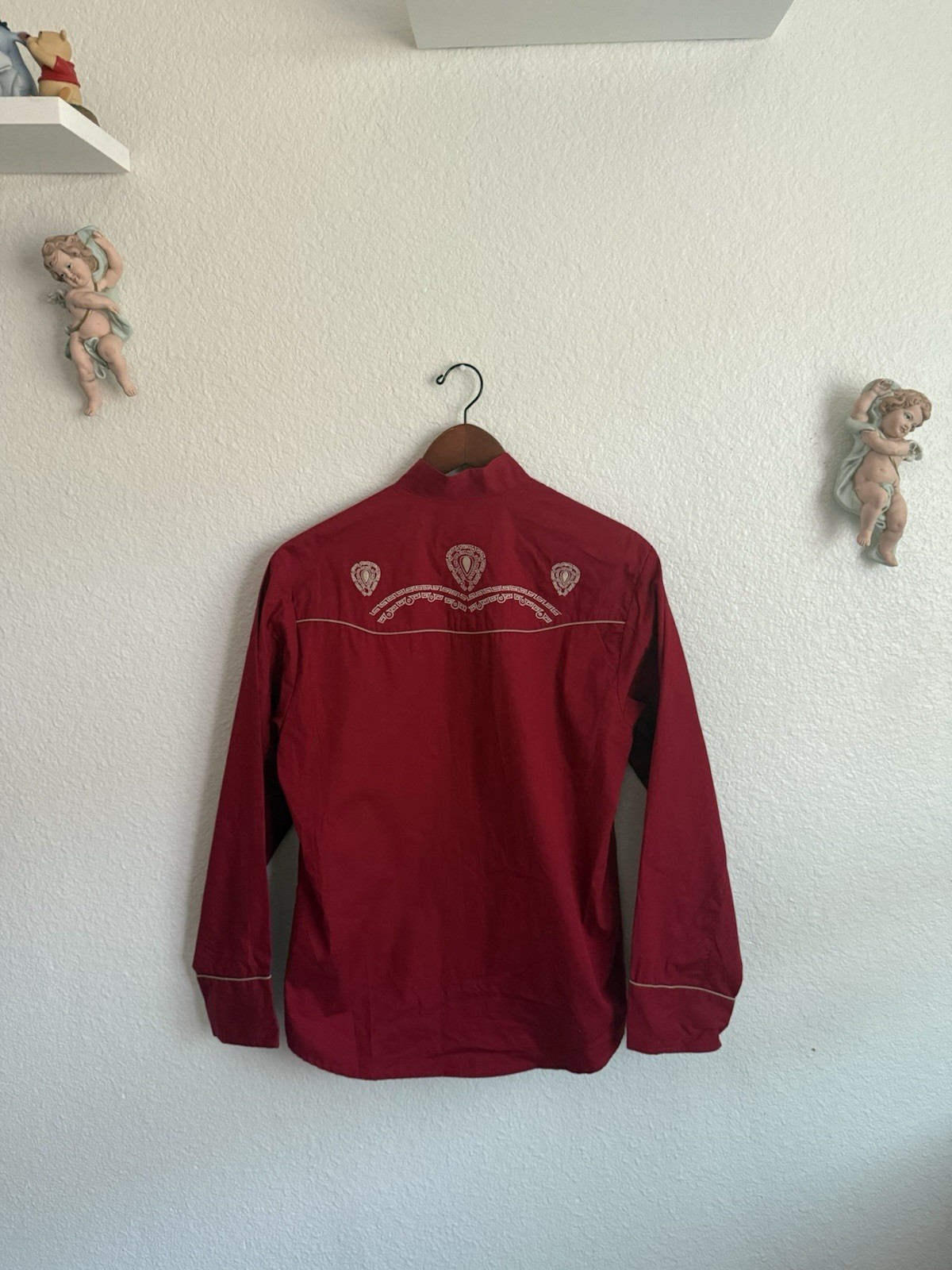 New Men’s Traditional Mexican Charro with Horseshoe Embroidery Size Small