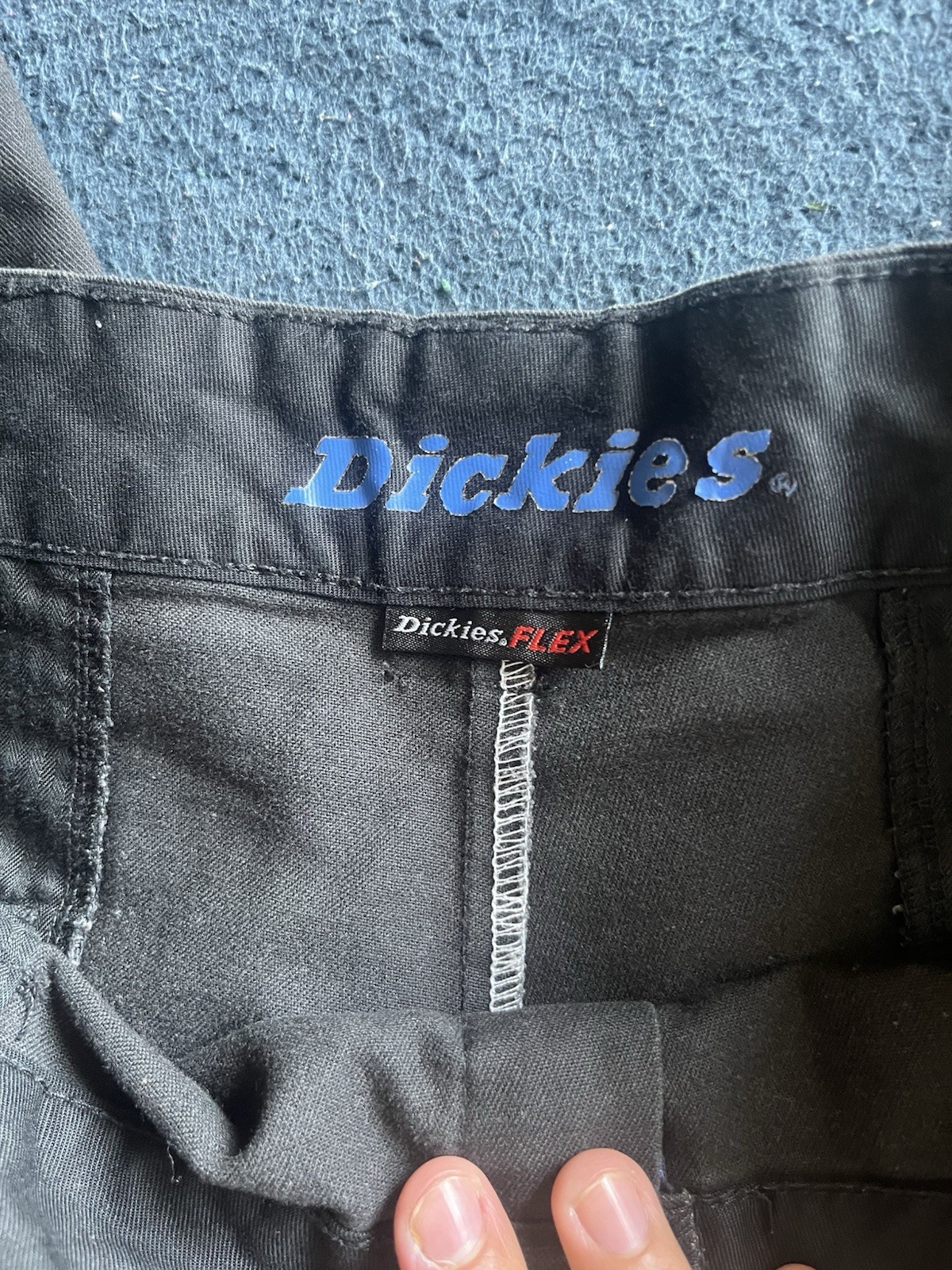 Dickies FLEX Men’s Cargo Work Pants Black 34×30 Cotton/Poly Twill