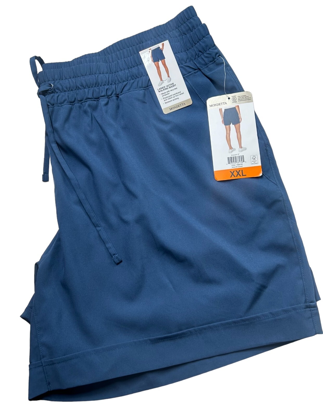 Mondetta Ladies’ Active Walking Shorts w/ Pockets *You Choose Size & Color*