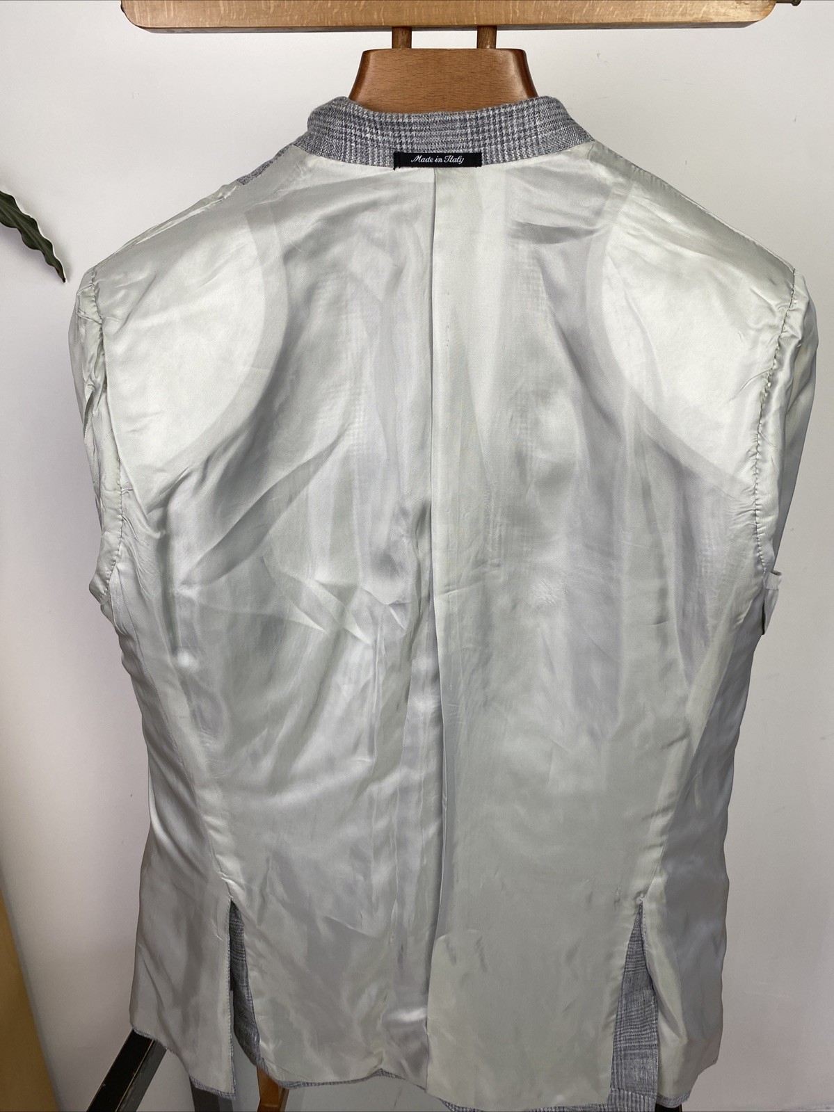 Richard James Savile Row 42R BESPOKE 2023 POW Glen Check Handmade Linen Jacket