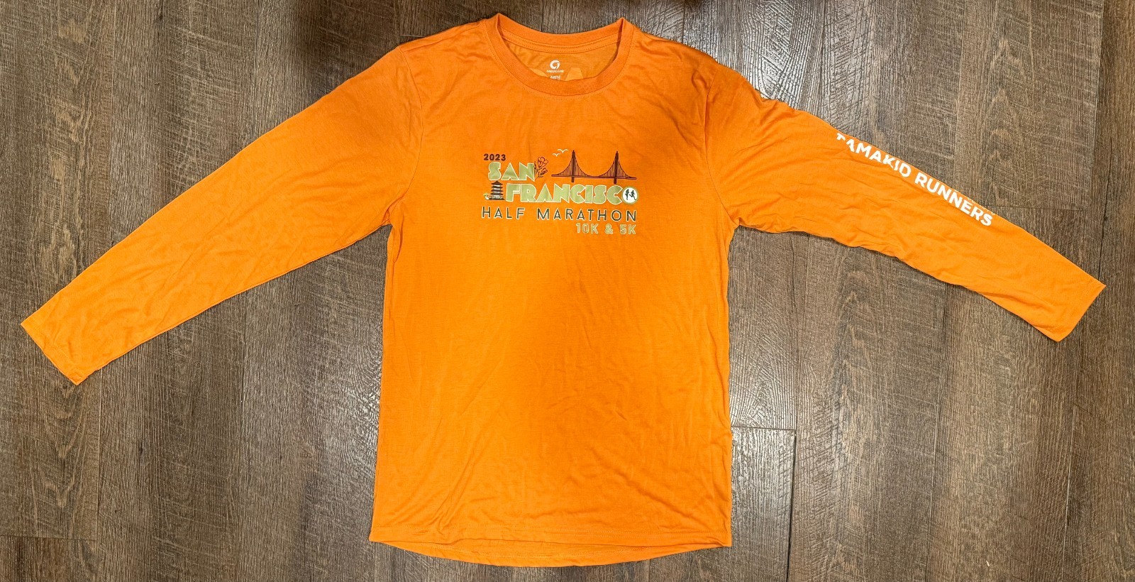 New 2023 KPSF Kaiser RACE CREW San Francisco Half Marathon 10k 5k Mens M T-Shirt