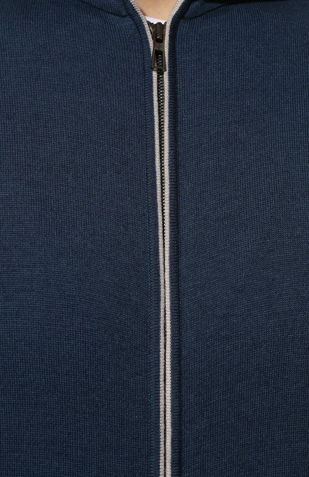 LORO PIANA ‘Hood Leasure Bomber’ Cashmere Cotton Hoodie Jacket Large $2680+ NEW