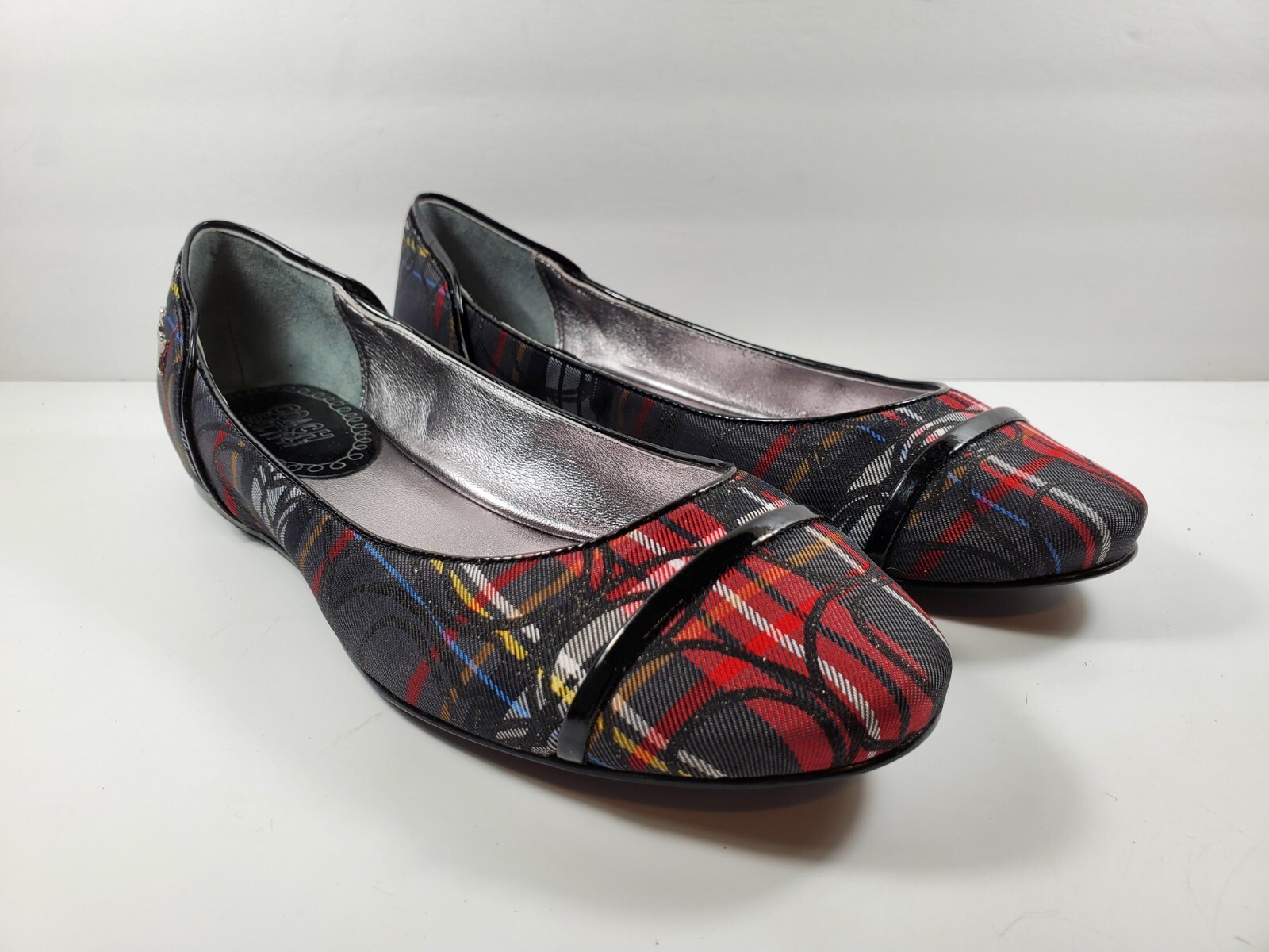 Coach Q528 Randy Women’s Checkered CC Monogram Ballet Flat – Size 6.5B