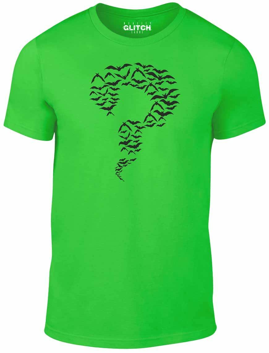 Bat Question Mark T-Shirt – Funny T Shirt retro superhero comic riddle costume