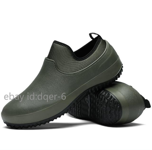 Non-slip Waterproof Chef Shoes Casual Work Shoes Water Shoes Rain Cotton Boots