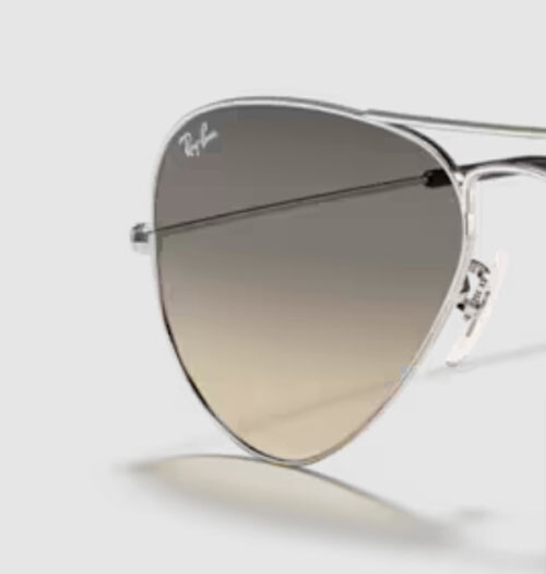 Pair Ray Ban 3025 Aviator Sundrop Gray Gradient Replacement Lenses