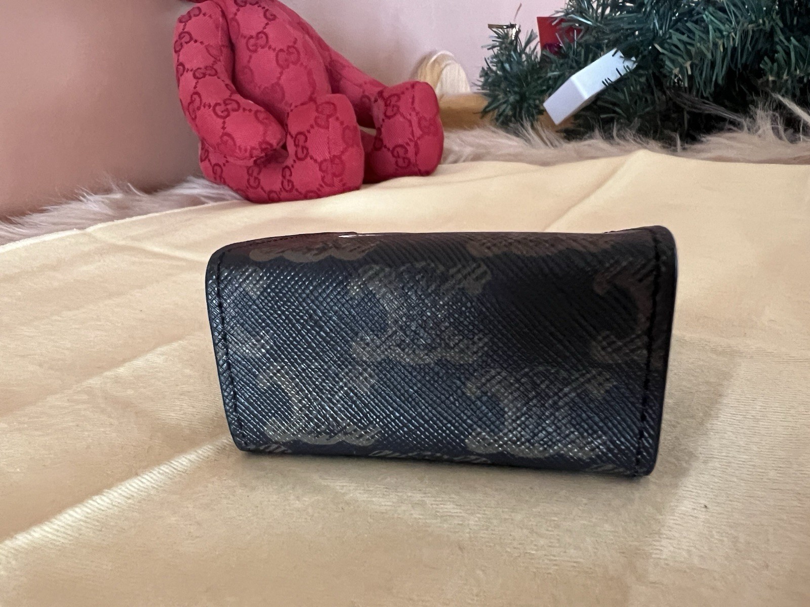 Celine Triomphe Micro Vertical Cabas Bag Charm Keychain Preloved
