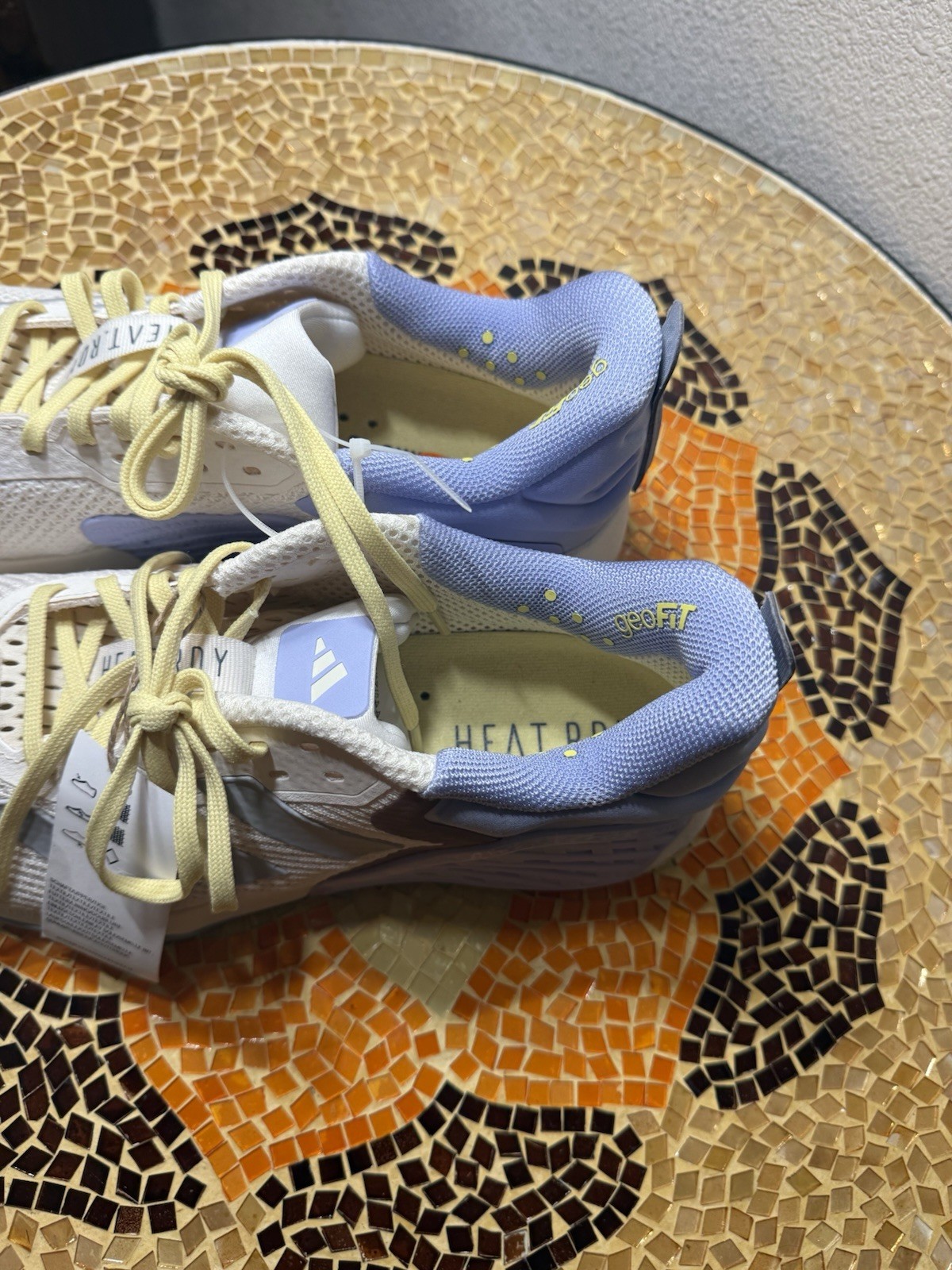 adidas Dropset 3 Trainer Chalk White Silver Violet Cross Training JI3903 Sz 11