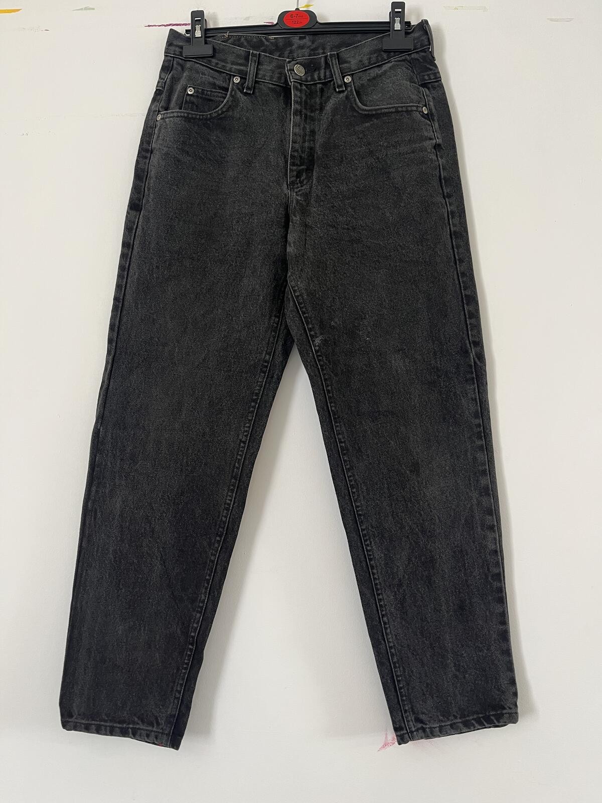 Lee Jean Black Denim 31×30 Straight Leg Grade B #102