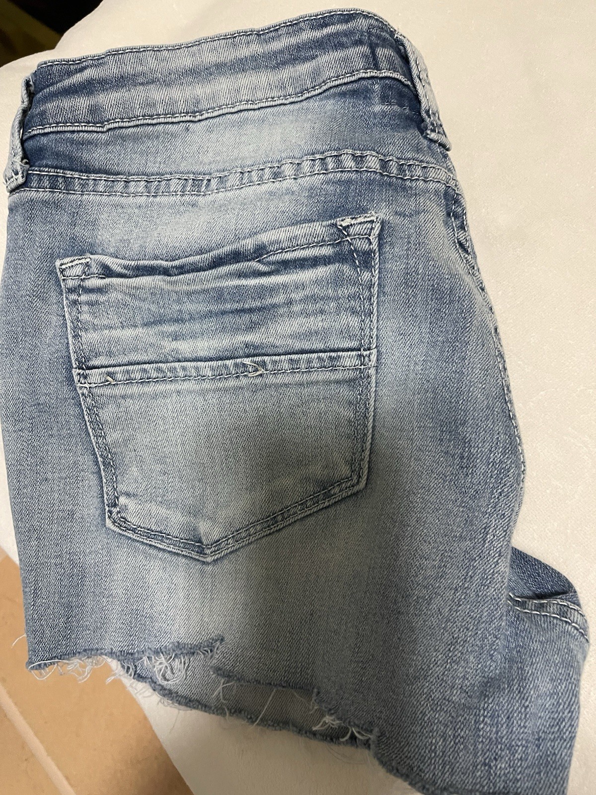 Dear John Women’s Denim Cut Off Shorts 30 Blue Light Wash