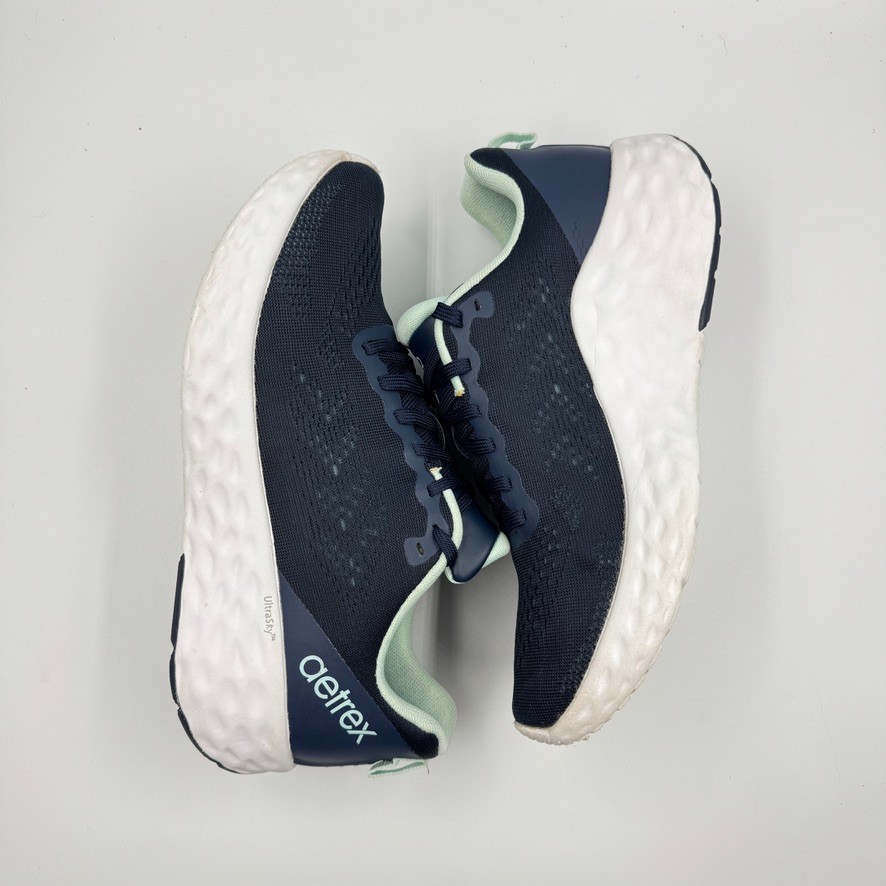 Aetrex Danika Blue Arch-Support Sneaker Blue AP105W Women’s Size US 7.5-8 Shoes