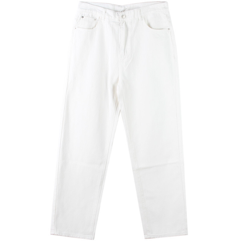 Men’s White Jeans Hip hop Pants Baggy Trousers Oversized 32 34 36 38 40 42 44 46