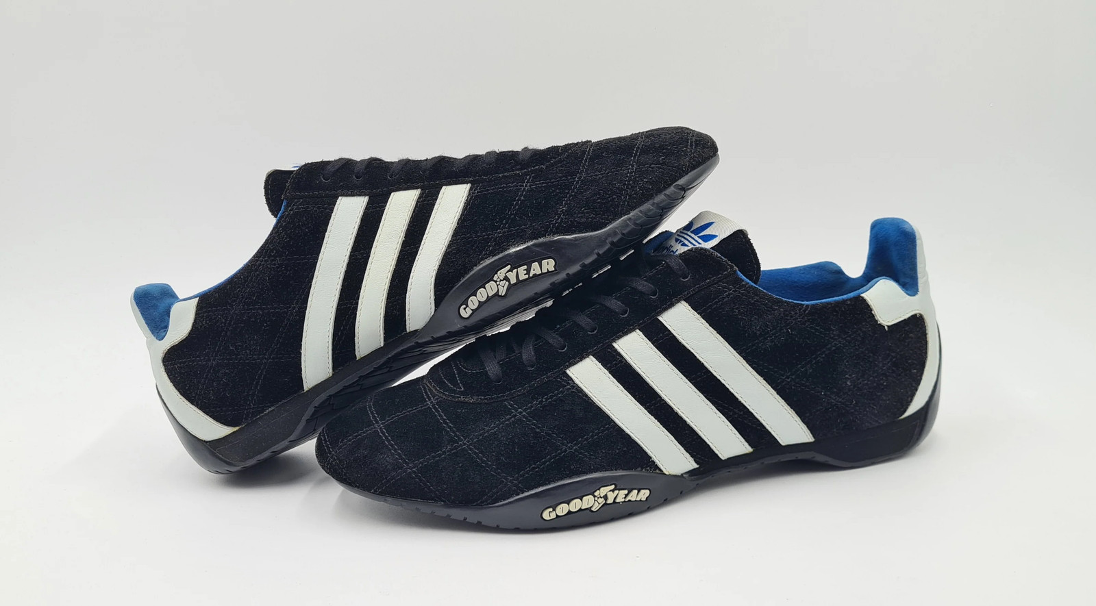 *EXCELLENT* 2004 Adidas Tuscany Black Good Year UK 11.5 / EUR 46 2/3