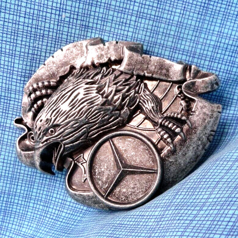 Mercedes Benz Promo Belt Buckle Eagle Limited Edition # 531 / 999 Vtg .QRT571