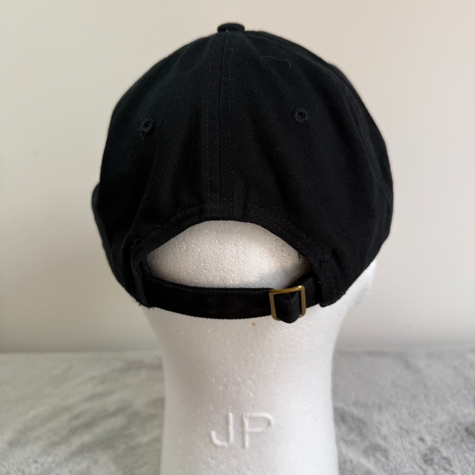 Humana Logo Hat Black Green Embroidered Organic Cotton Adjustable Baseball Cap