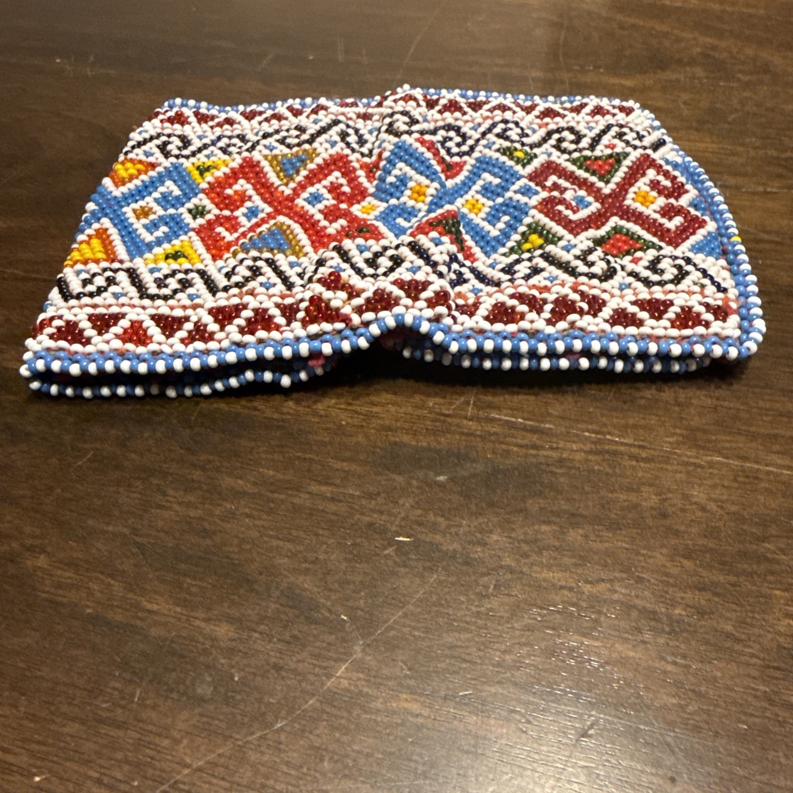 Vintage Beaded Coin Purse Comanche Indian Native