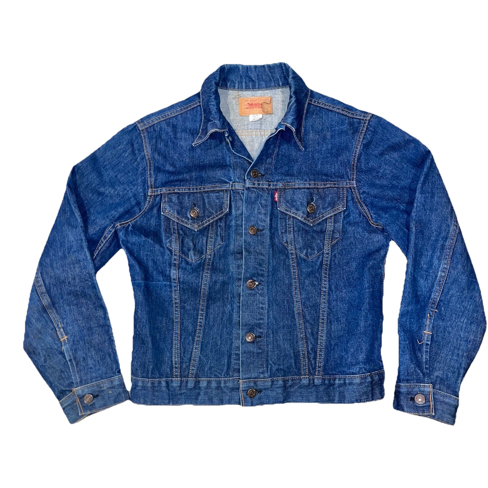 levis 70505 0217 type 3 Men’s Size 40 Dark Denim Jacket Made In USA Small E