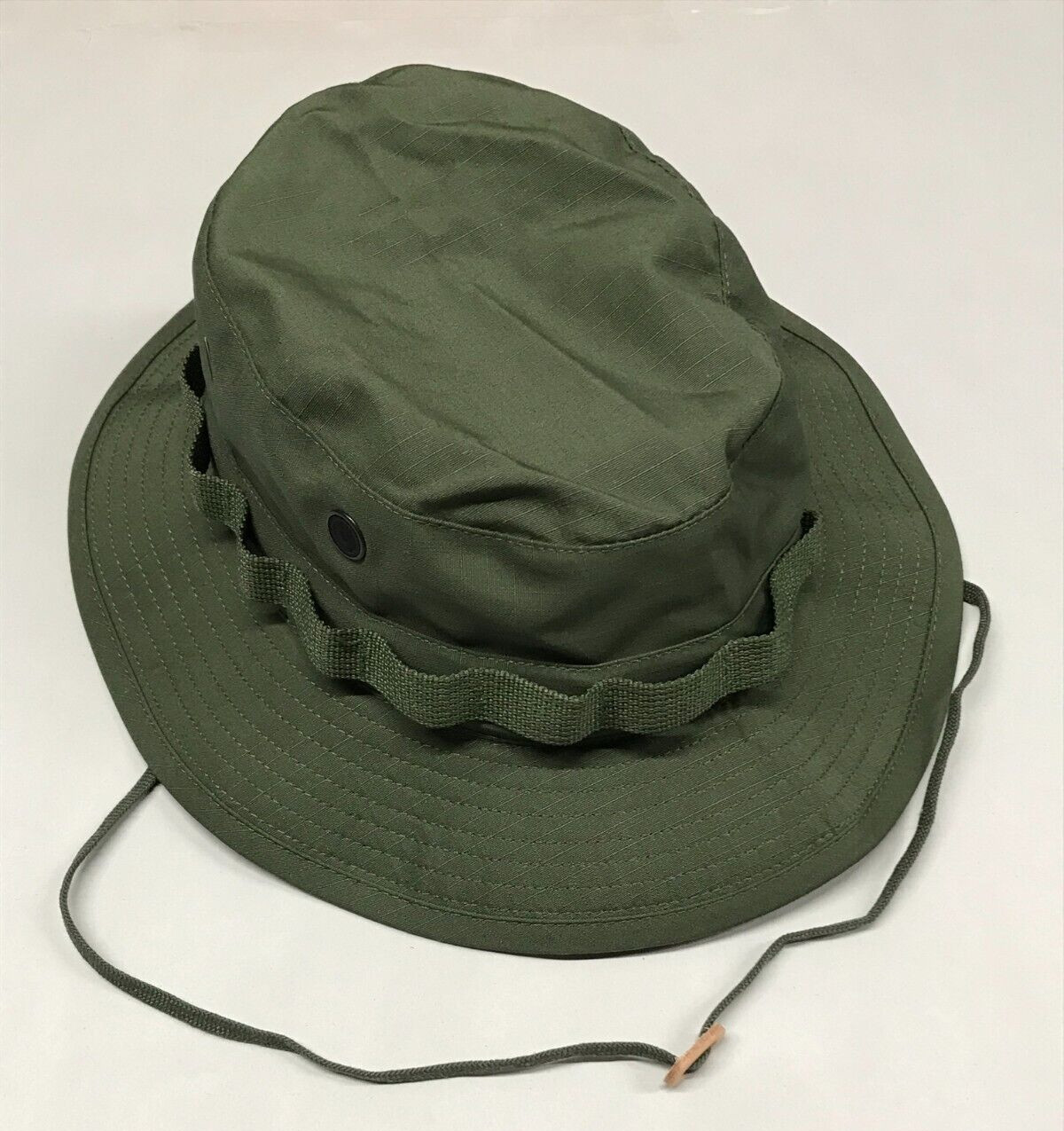 Hot Weather Type II Sun Hat Boonie NyCo OD MILSPEC Size 7 – 7 3/4