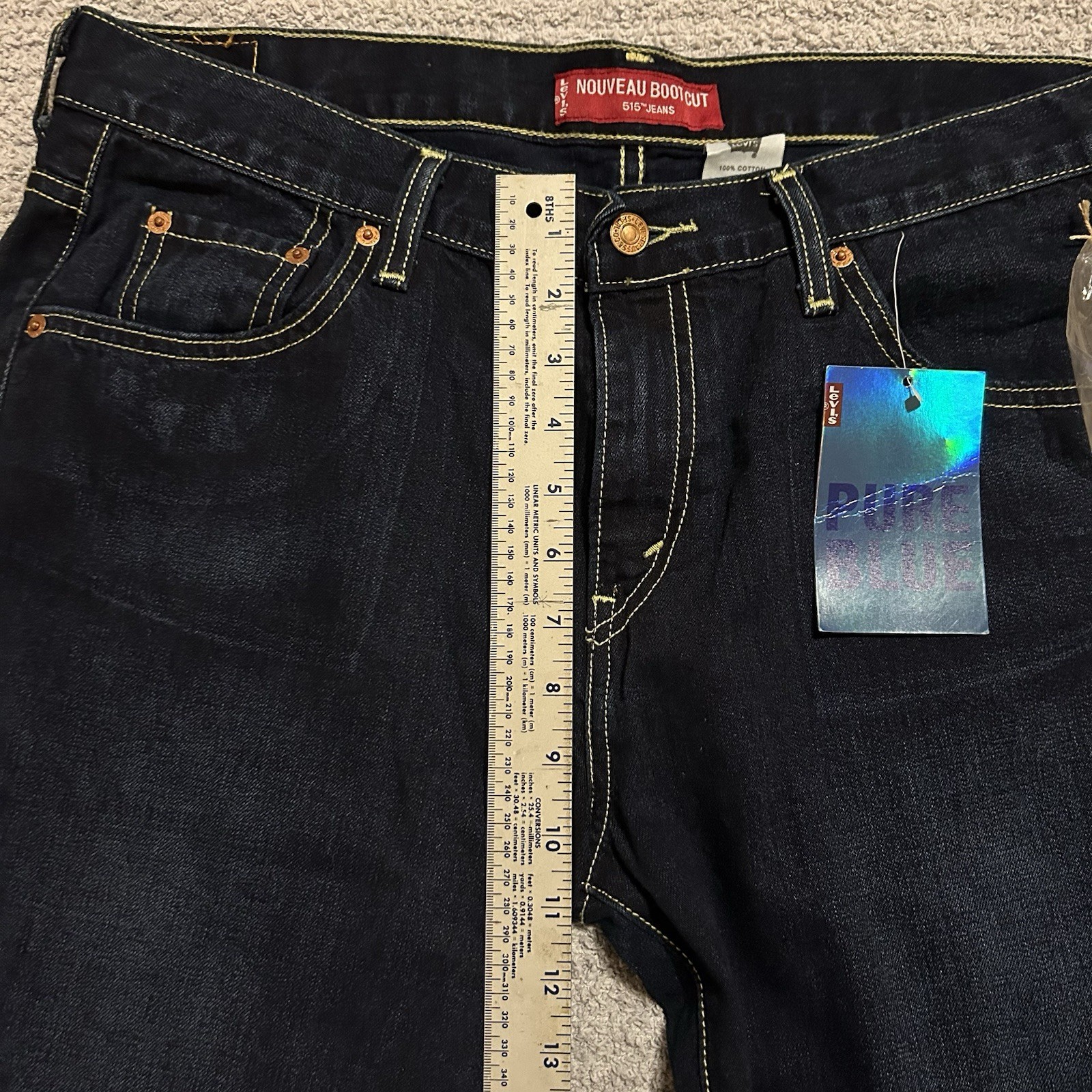 NWT Deadstock Vintage 2003 Levi’s Nouveau 515 Boot Cut Jeans Y2K Low-Rise Sz 14