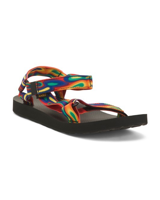 TEVA Unisex Original Universal Rainbow Sport Sandals, Unisex Size 10 W/8 M NWT