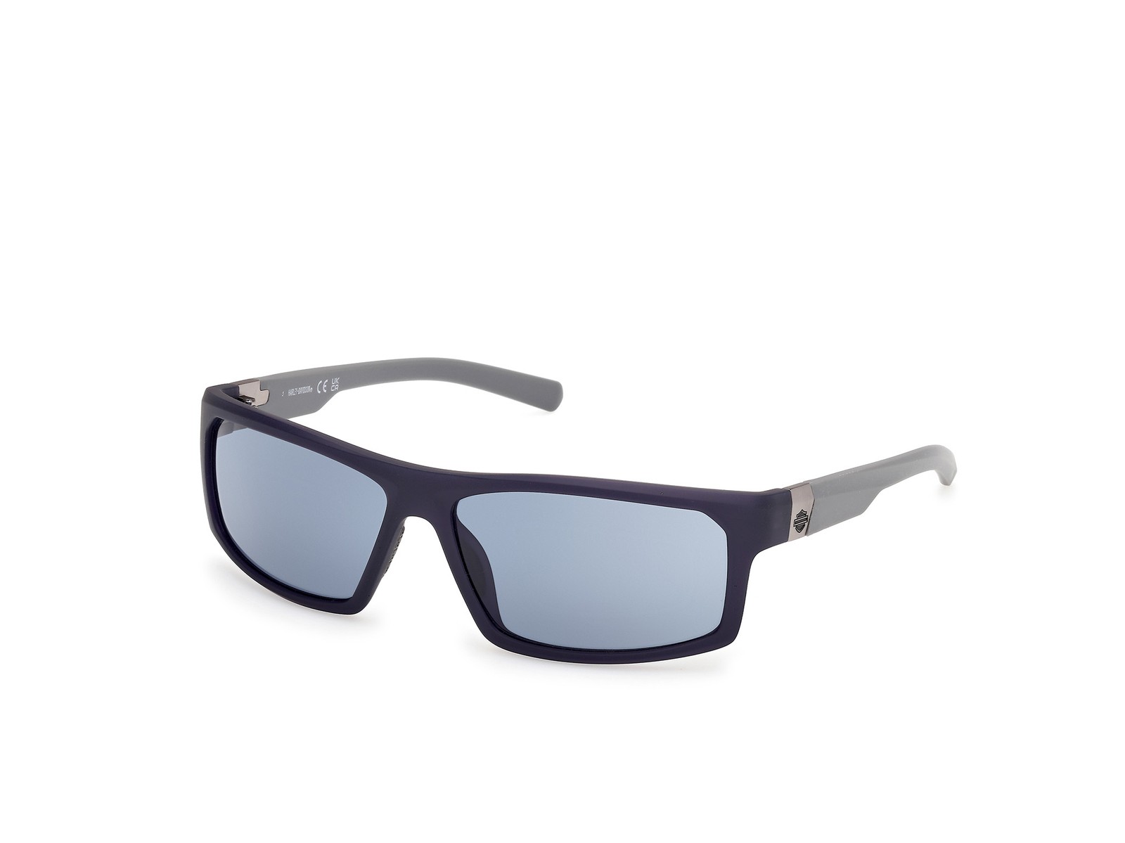 Harley Davidson HD00023 91V injected Matte Blue Blue 62 mm Men’s Sunglasses