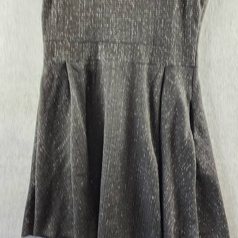 White Mark Tweed Fit and Flare Dress Women’s XL Black Sleeveless Side Zipper