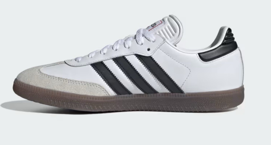 Size 10 Men’s adidas Samba Indoor White Black Gum Women’s Size 11 Unisex IH6001
