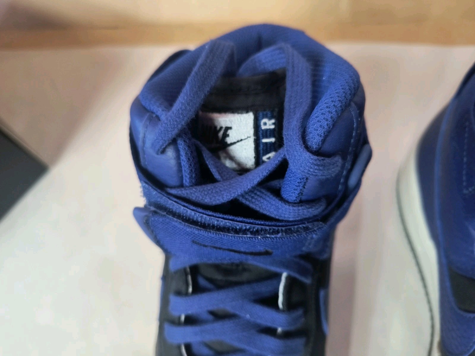 NEW Nike Air Force 1 High 07 Lv8 Platinum Deep Royal Blue 806403 009 NIB Sz 10.5