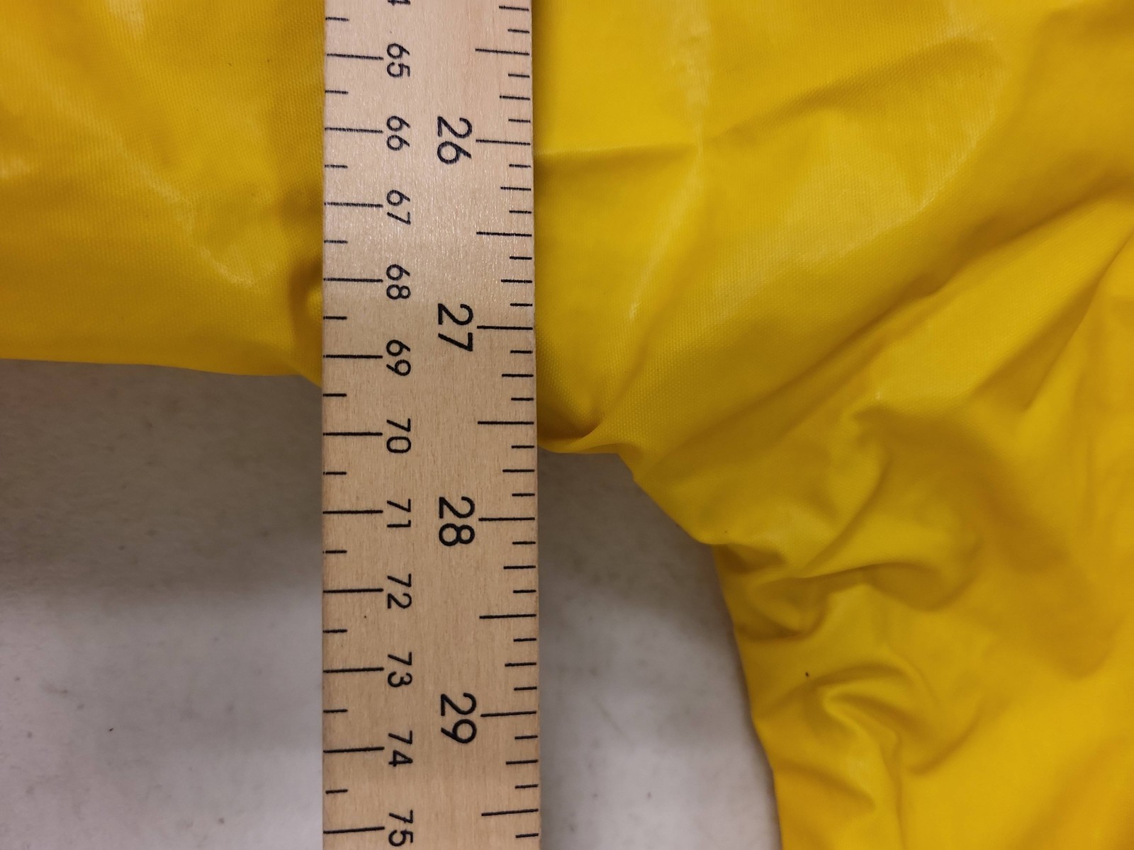 Tingley Men’s XL Yellow Raincoat Jacket Snap Front Heavy Duty Waterproof Slicker