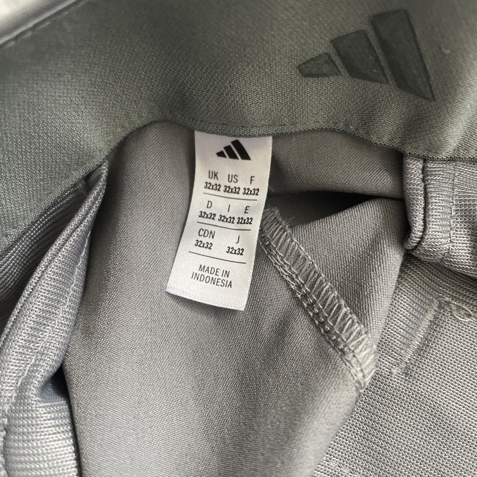 Adidas Mens Ultimate 365 Gray Golf Pants Tag Sz. 32X32 Measures 34WX32L See De