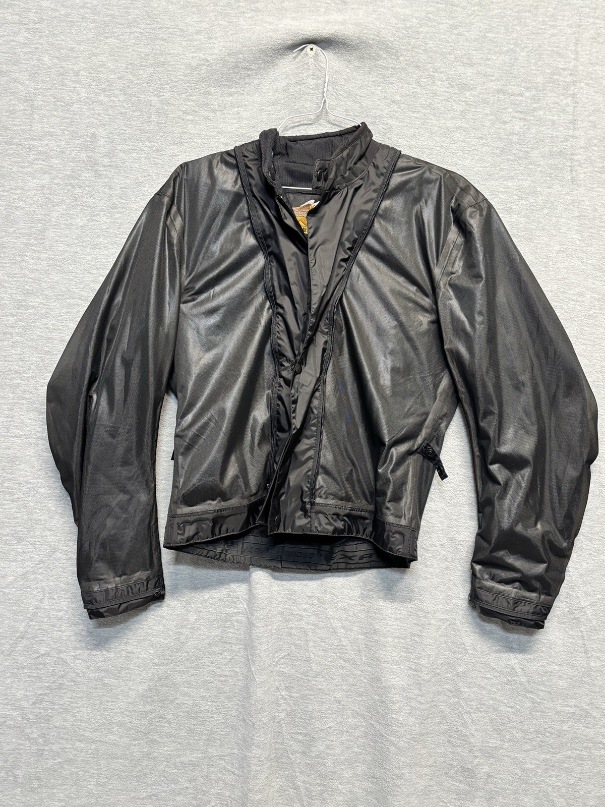 Harley Davidson FXRG Jacket Liner Mens Small Black Waterproof Nylon