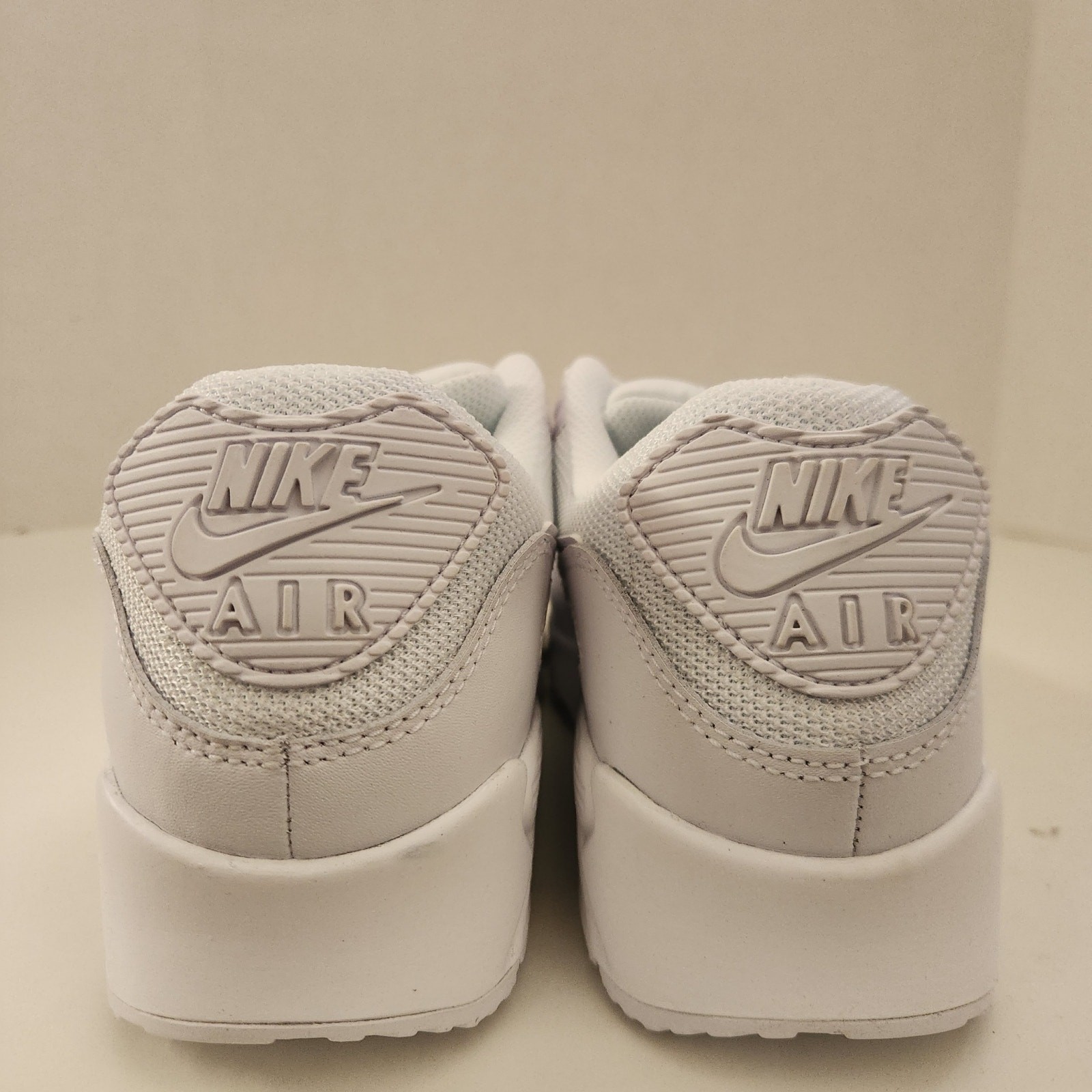 Nike Air Max 90, Men’s Running Shoes, White White Wolf Grey, 8 US