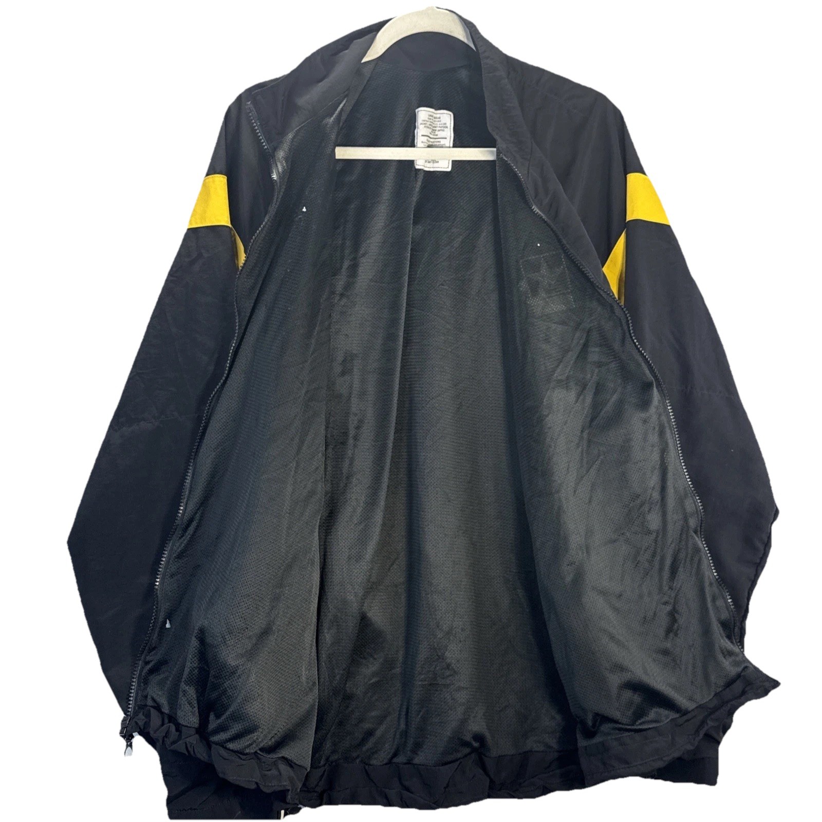 US Army APFU Jacket Large Regular Black Physical Fitness PT Uniform