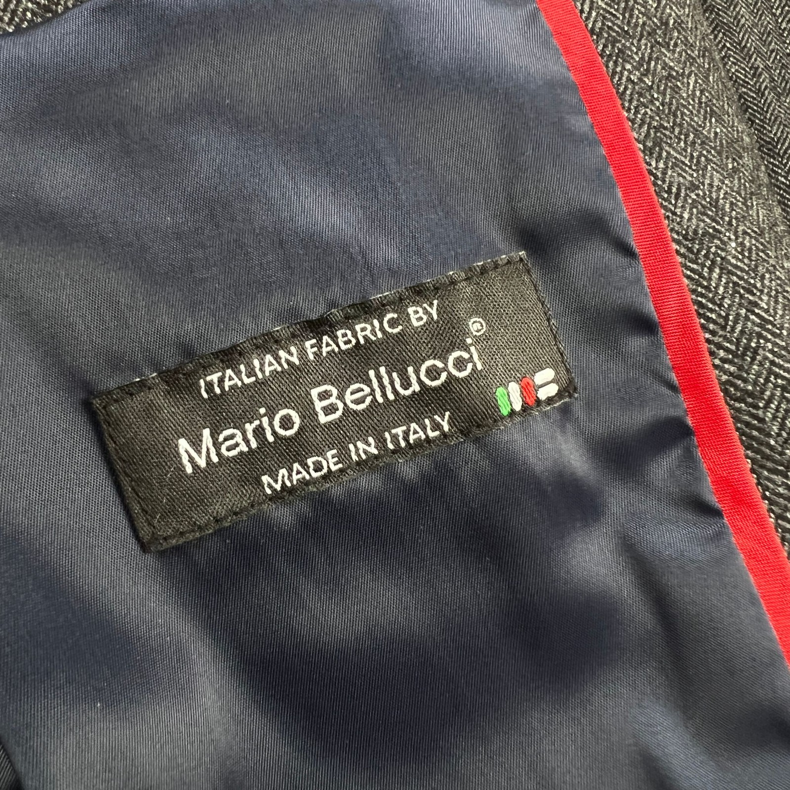 J.CREW Collection Mario Bellucci Blazer Womens 4 Tailored Herringbone Wool