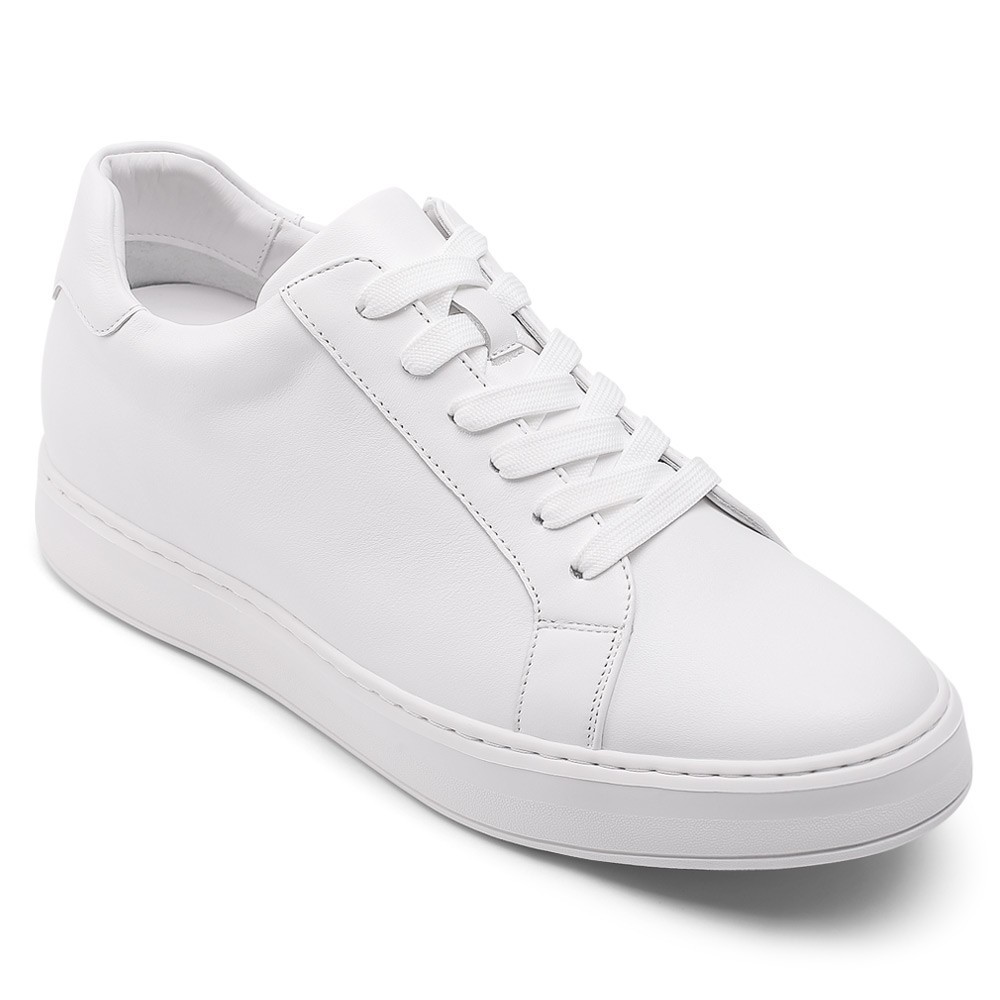 us8 goldmoral 6cm/2.36″ elevator shoes Height Increase shoes men white sneaker