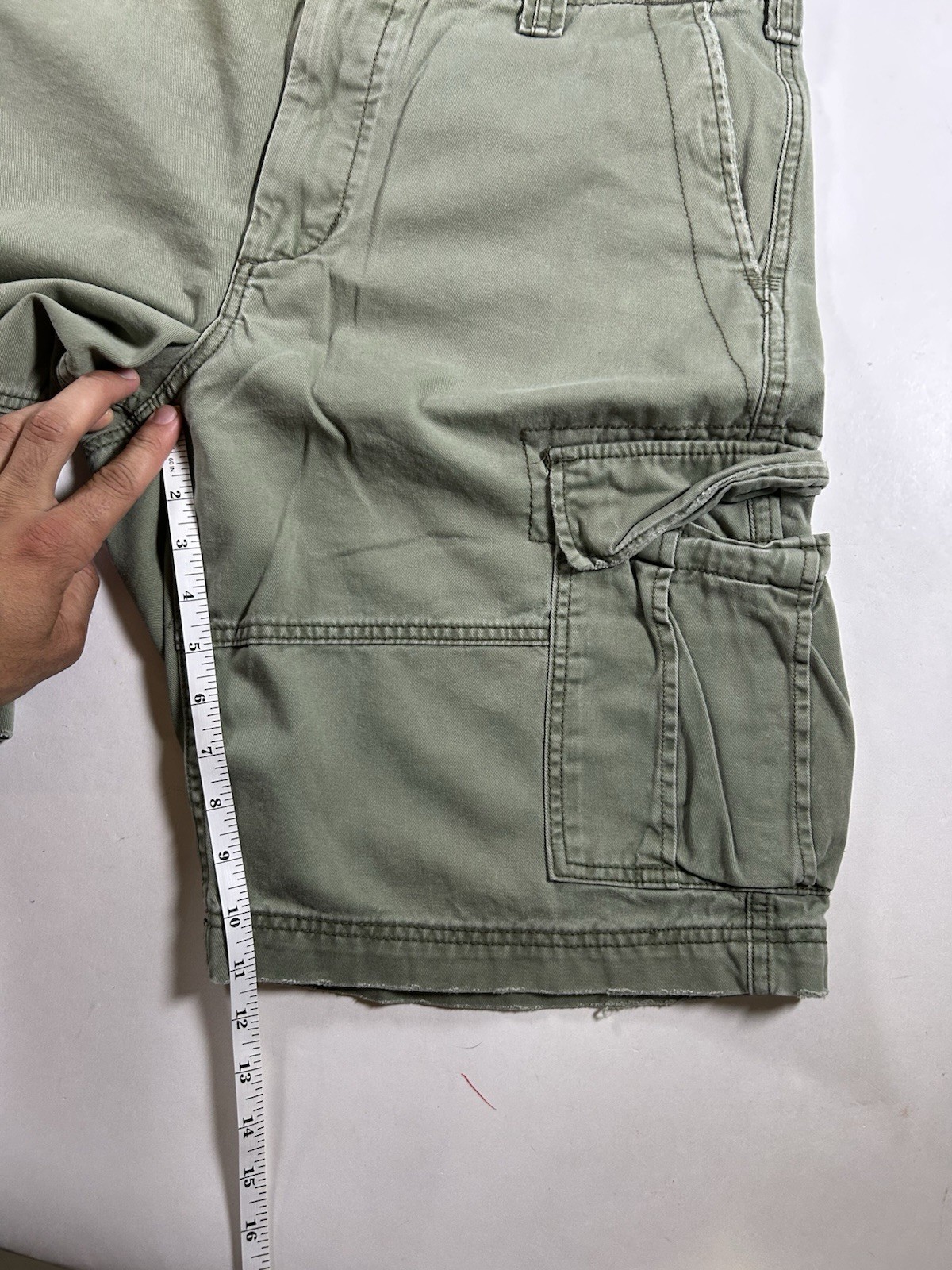 Denim & Supply Ralph Lauren Cargo Shorts Green Tactical Army 34 19.25×22.75 VTG