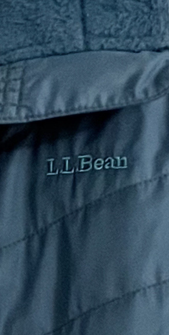 L.L.Bean Women’s Quilted Fleece Lined Vest Teal Zip Front XL Regular YKK