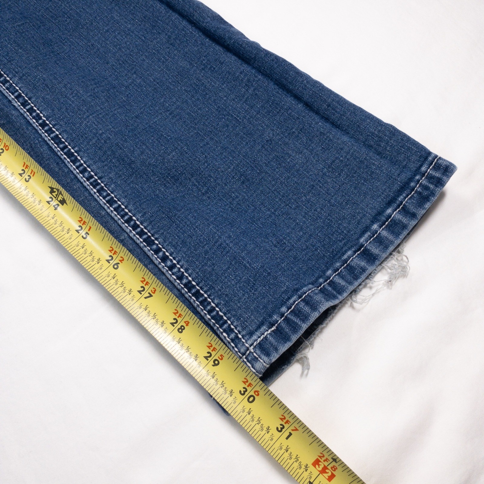 Silver Diva Womens Bootcut Jeans Blue High Waist Embellished Pockets Size 1