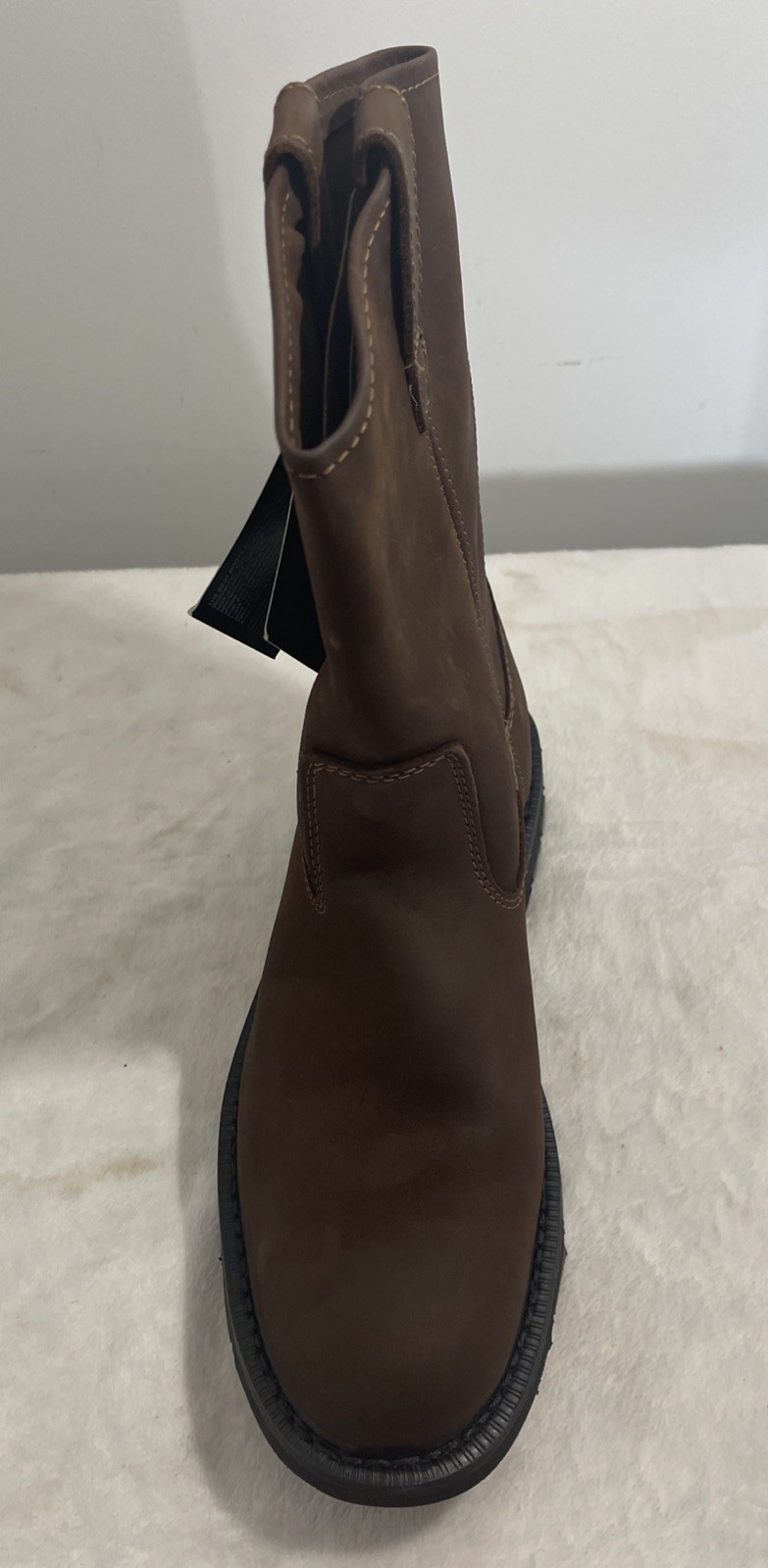 Wolverine Mens Work Steel Toe Wellington Brown Leather Single Right Boot W04727